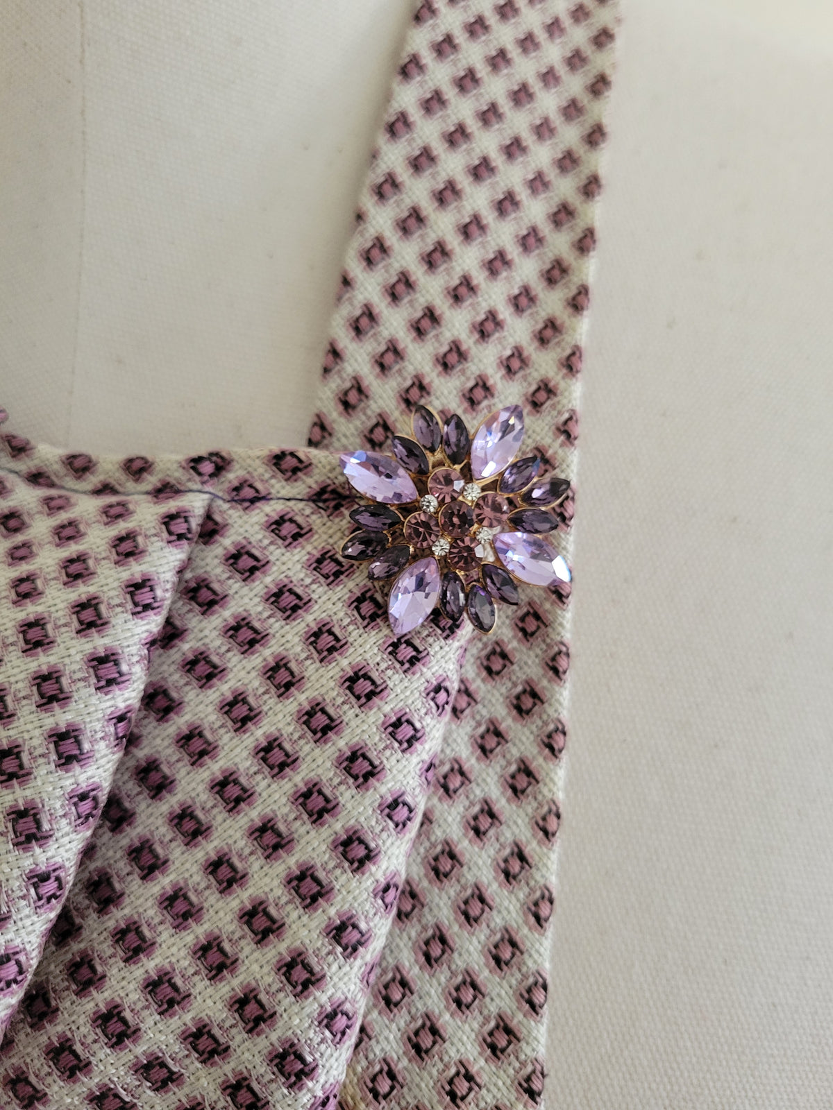 Rosé Ruffle Necklace